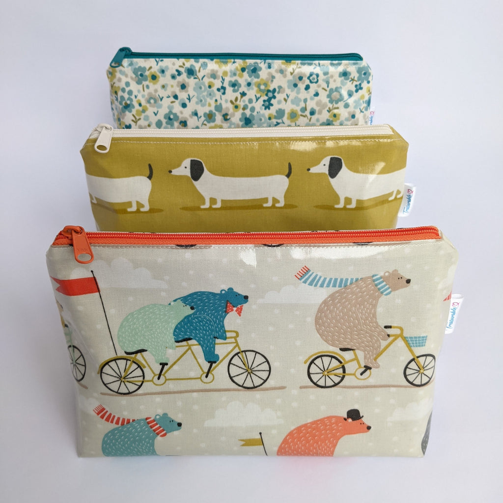 Large on sale oilcloth bag