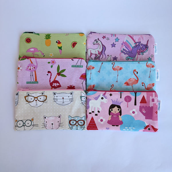 Various Designs of Fabric Pencil Cases