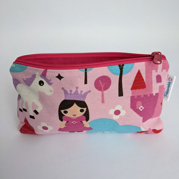 Unzipped Princess Fabric Pencil Case