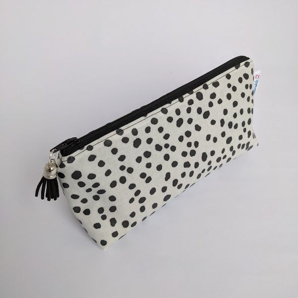 Mini Lightweight Oilcloth Pouch with tassel